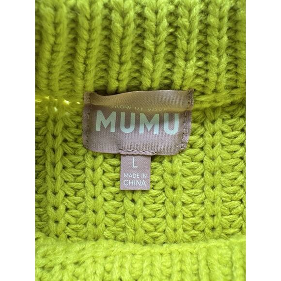 Show Me Your Mumu Women's Bailey Knit Sweater Large - Picture 5 of 7